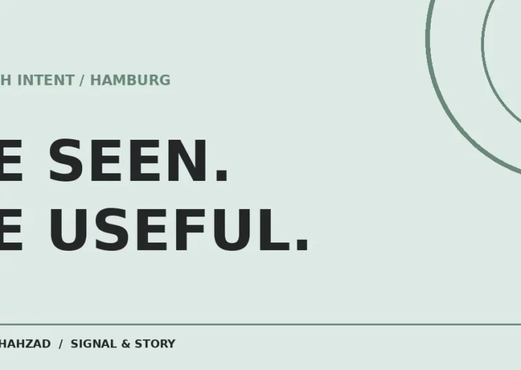 SEO for a Hamburg Event Agency: Starting With Search Intent illustration
