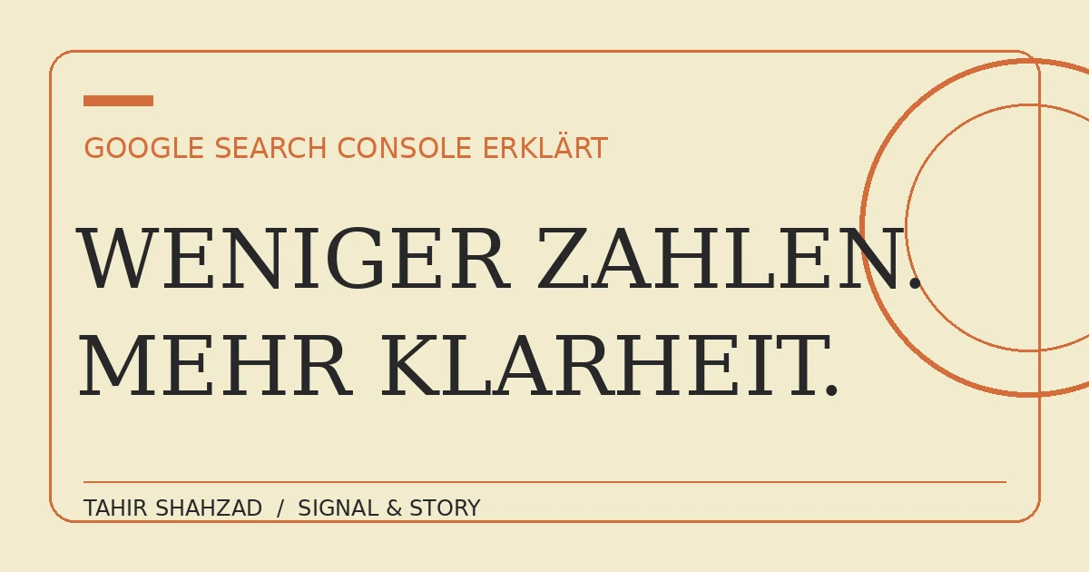 Google Search Console verstehen: Klicks, CTR und SEO-Chancen illustration